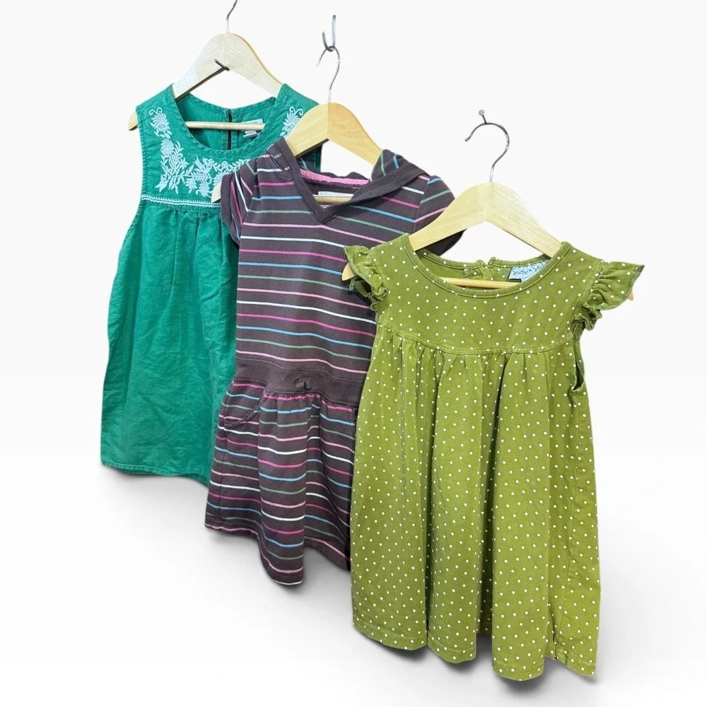 Girls 3pc Lot Old Navy Gap Dresses Top Size 4T back to school bundle